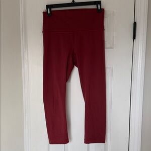 lululemon athletica Red Leggings